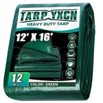 Green Heavy Duty Tarp 12x16 Feet, 12 Mil Thick Waterproof Poly Tarps Cover Uv.... Fixed Price $37.17.