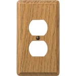 (24)-amerelle 1-gang Solid Oak Outlet Wall Plate, Light 901dl. Fixed Price $141.89.