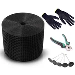 Solar Panel Bird Guard,8in X100ft Critter Guard For Panels With 80pcs F.... Fixed Price $71.01.