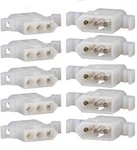 Molex Connector Lot, 5 Matched Sets, (3-circuits) W/18-24 Awg .093" Pins, Fre.... Fixed Price $13.68.