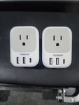Tessan Type C Travel Adapter With Usb & Port - Ts-161-eu-c. Fixed Price $12.75.