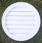 24" X 1 5/8" Round Gable Vent Frlv24 Fuctional Louver By Fypon. Fixed Price $79.91.