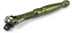 Titan Tools 11324 1/4 In. Aluminum Swivel Head Micro Ratchet, Green. Fixed Price $21.67.