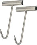Tinsow 2pcs Stainless Steel T Hooks Handle Meat Boning Hook For Kitchen Butche. Fixed Price $20.99.