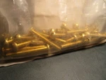 (50) #10-24 X 1-1/2" Slotted Drive Round Head Brass Machine Screw. Fixed Price $20.00.