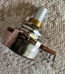 Bourns 250k Low-friction Potentiometer, Audio Taper, Solid Shaft. Fixed Price $5.99.