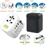 Lencent Grounded Universal Power Plug Adapter Travel For Us To Au Eu Uk. Fixed Price $19.99.