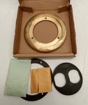 Lew Electric Brass Carpet Flange For 4" Covers Scf-1 532 Series. Fixed Price $44.99.