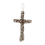 Mud Pie Medium Beaded Wire Crosses; 10" X 6". Fixed Price $33.67.