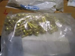 #10-32 X 3/4" Slotted Drive Round Head Brass Machine Screw Qty 100. Fixed Price $30.00.