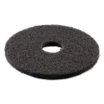 Stripping Floor Pads, 14" Diameter, Black, 5/carton. Fixed Price $34.93.