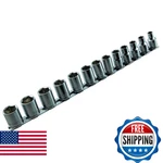K Tool International 13-piece 3/8" Drive Mm 6-point Socket Set W/ Rail. Fixed Price $31.00.