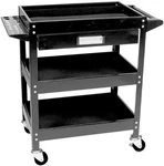 Wilmar Corp. / Performance Tool W54006 3-shelf Utility Cart W/drawer. Fixed Price $216.37.