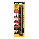 10150titan Double Socket Storage Rail 1/4 In. And 3/8 Drive. Fixed Price $28.39.