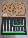 Vim 12pc Master Magnetic Spark Plug Socket Set W/ 6" Long & Swivels #mspm100. Fixed Price $232.49.