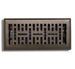 Sierra Grates 4"x10" Metal Floor Register Vent Cover, Metro Design Bronze.... Fixed Price $12.00.