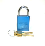 American Series 1100 Aluminum Padlock-1/4" Shackle-color Blue-new!. Fixed Price $26.95.