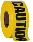Nmc 1,000' Long X 3" Wide Roll, Polyethylene, Black & Yellow Barricade Tape M.... Fixed Price $39.76.