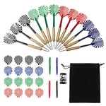 Ert 12 Pcs Of 18/24 Grams Steel Tip Darts Professional Metal Set. Fixed Price $16.11.