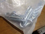 (10) #10-24 X 1-1/4" Thread Length 1-7/8" Overall Zinc Steel J-bolt. Fixed Price $15.00.