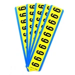 Panduit Pcl100-9 Pan-code Pre-printed "9" Vinyl Cloth Marker Cards (5 Pack). Fixed Price $14.99.