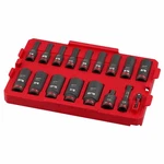Milwaukee 49-66-6815 Shockwave 17pc Impact Duty Socket 3/8" Drive Sae Tray Set. Fixed Price $109.97.