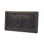 Master Flow Plastic Manual Foundation Vent 16" X 8" W/ Damper Brown Carton Of 8. Fixed Price $171.11.