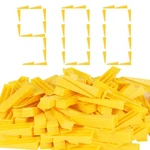 900pcs Tile Leveling System Wedges, Reusable, 1/32, 1/16, 1/8 Inch Spacer Com.... Fixed Price $64.05.