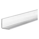 Colorless Polycarbonate Angle Stock, 2 Ft L, 0.05 In T, 9,700 Psi. Fixed Price $17.50.