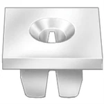 Avc.8435 Auveco 8435 Square Head License Plate Nut, 1/4 In Screw X (0.08 Thk. Fixed Price $18.80.