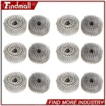 Findmall 3600 Pack 2" .09" Stainless Steel Siding Nail 15 Degree Wire Coil. Fixed Price $53.69.