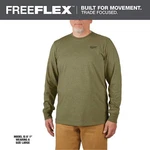 Milwaukee Men's X-large Green Cotton/polyester Long-sleeve Hybrid Work T-shirt. Fixed Price $19.99.
