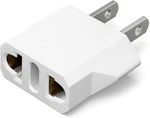 Unidapt Small European To American Outlet Plug Adapter, 1-pack, White 1-pack. Fixed Price $7.99.