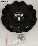 Set Of 4 New 36410-15gb Dub Gloss Black Royalty Wheel Rim Center Caps W Screws. Fixed Price $200.00.