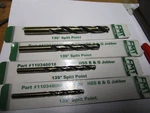 5.20 6.20 8.30 & 10.3mm 135 Split Point Black/gold Premium Drill Bits. Fixed Price $20.00.
