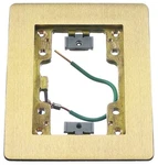 Hubbell Sb3083w Carpet Flange 1-g Flat Rectangular Brass. Fixed Price $115.00.
