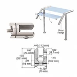 Crl Sa61ps Polished Stainless Swivel Hinge Glass Fitting. Fixed Price $32.28.