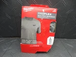 Milwaukee Men's Large Gray Cotton/polyester Short-sleeve Hybrid Work T-shirt. Fixed Price $23.99.