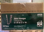 Mitek Joist Hangers Jus28 2x8 Or 2x10 G90 50 Pc New In Box. Fixed Price $75.00.