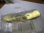 7/16" Brass Small Od Flat Washer Qty 25. Fixed Price $25.00.