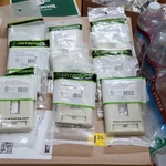 Ortronics Or-tj And Keystone Faceplates. Lot Of 46. Fixed Price $50.00.