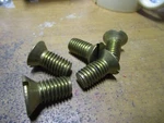 1/2"-13 X 1" Brass Slotted Flat Head Machine Screw Qty 5. Fixed Price $20.00.