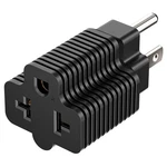 5-15p To 5-15r, 5-20r, 6-15r, 6-20r Adapter, Plugrand 15 Amp Household Ac Plu.... Fixed Price $10.07.