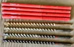 Lot Of 4 - Hilti Te-yx Sds Max Hammer Drill Bits 1" X 21". Fixed Price $99.99.