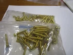 #10-24 X 1-1/4" Slotted Drive Round Head Brass Machine Screw Qty 100. Fixed Price $30.00.
