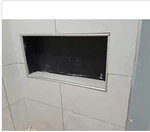 Uni-green Shower Niche Ready For Tile Flapped Over Shelf Insert 12x24", Black. Fixed Price $115.99.