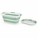 Collapsible Laundry Basket Portable Space Saver Storage Hold 2 Loads .... Fixed Price $36.96.