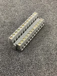 140-b-151/24 - Weco 24 Pos Two Tier Terminal Block, 5mm Pitch. Fixed Price $12.00.