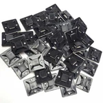 Niftyplaza 100 Pack Black Cable Tie Mounts Self Adhesive Clips Base 20mm X. Fixed Price $9.59.