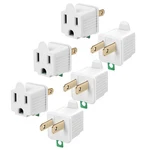 Fiiman 2 Prong To 3 Outlet Plug Adapter, Three Two White. Fixed Price $10.11.